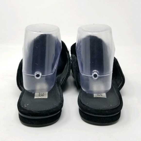 STEVE MADDEN Mules Slippers 10 M Black Velvet - Picture 4 of 8